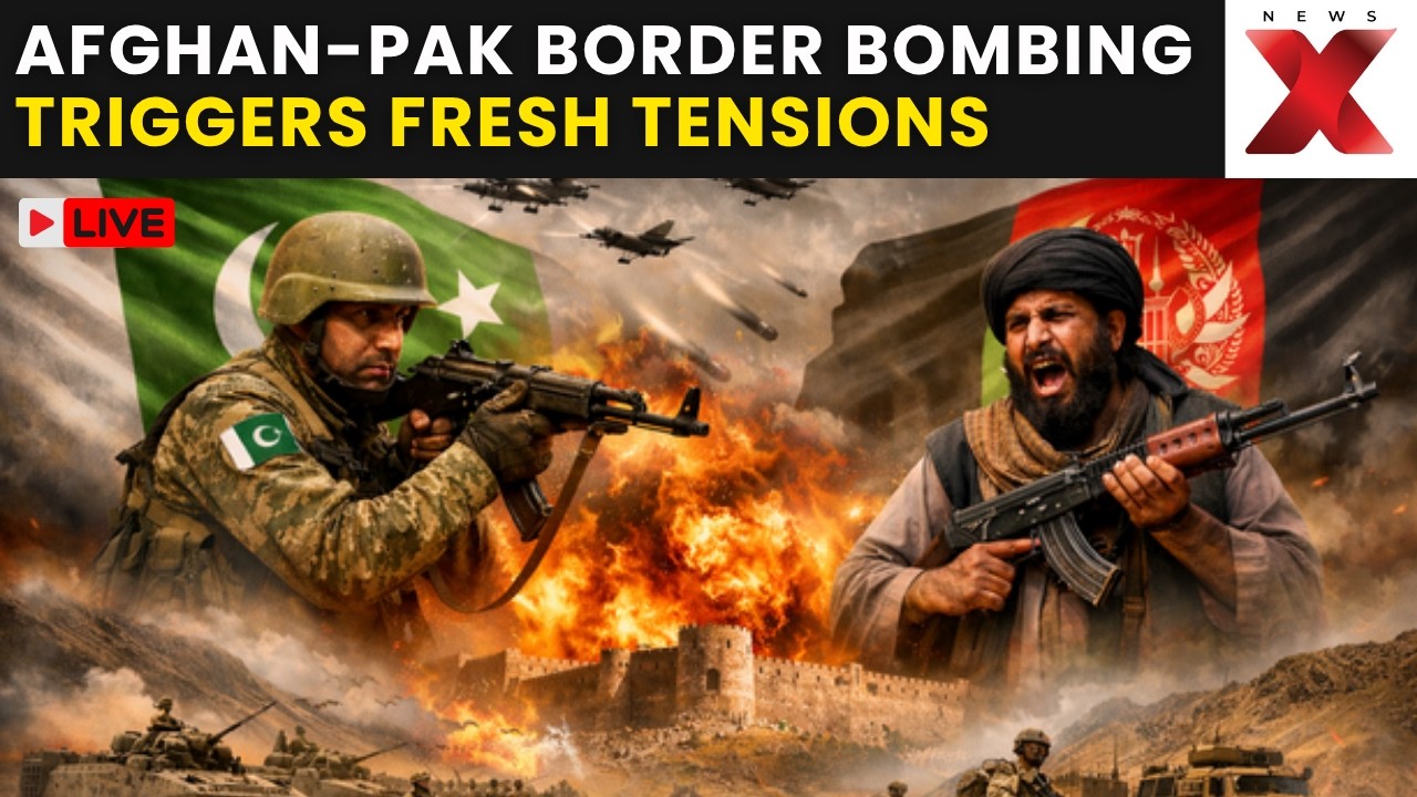 Afghanistan-Pakistan Tensions LIVE: Overnight Bombing Escalates Border Conflict | NewsX