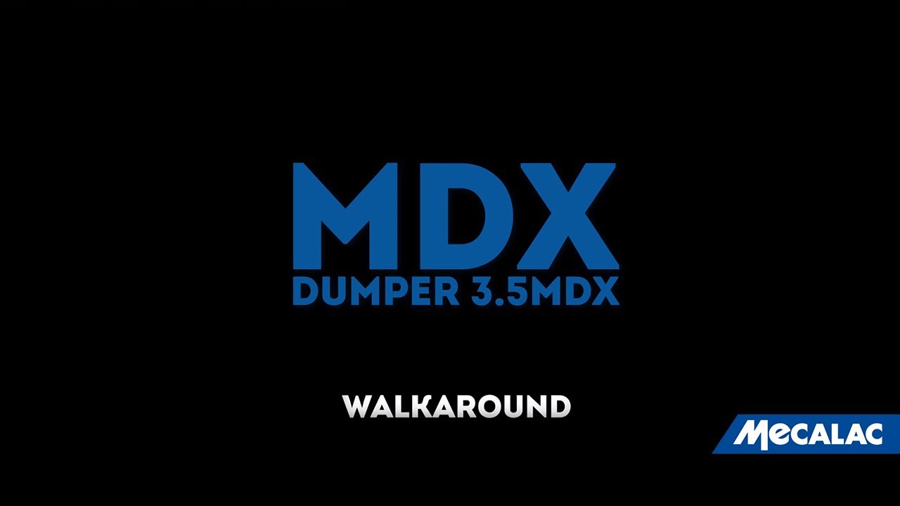 MECALAC | 3.5MDX Site Dumper | Walkaround