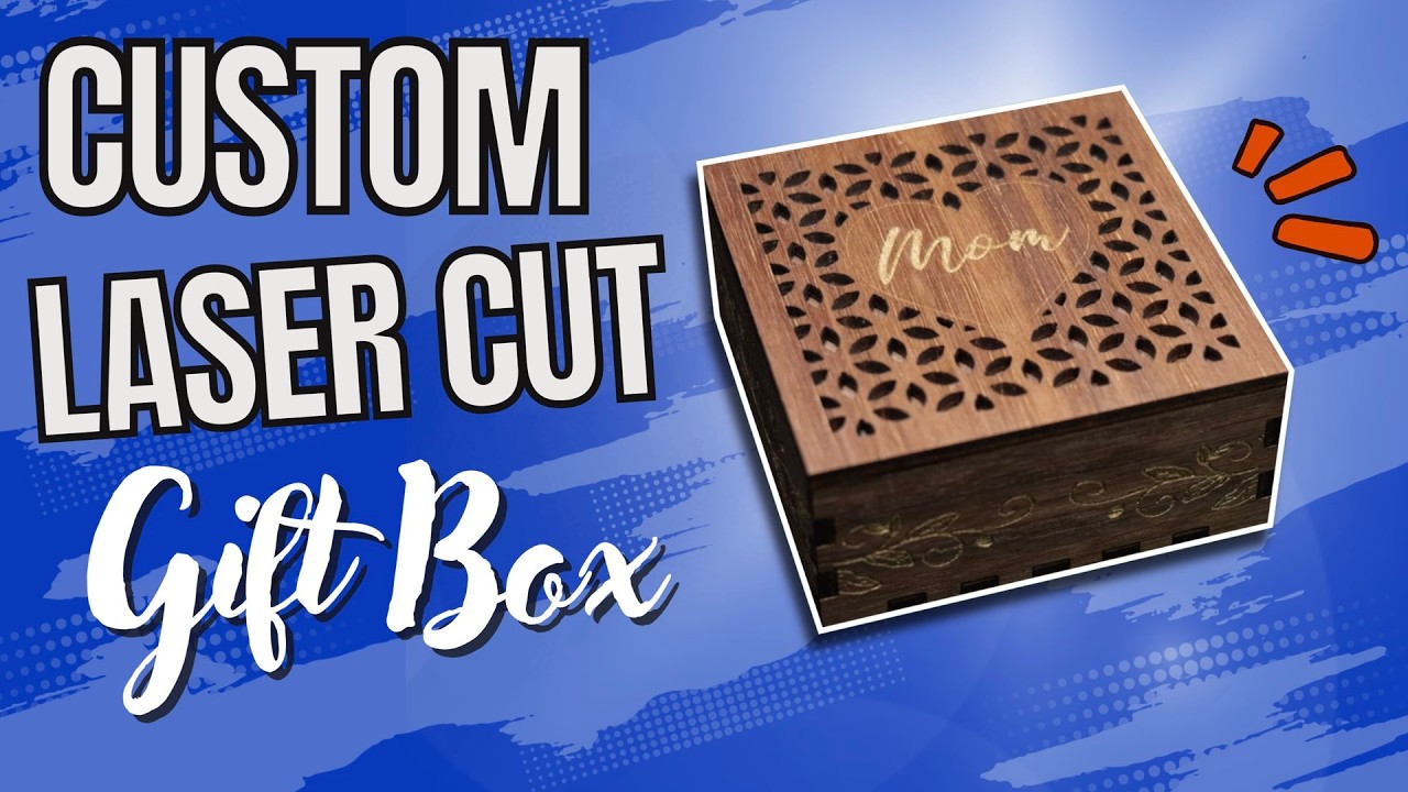 LASER CUT JEWELRY BOX & ACRYLIC KEYCHAIN | Gift Idea w/ Monport Onyx 55W CO2 Laser Engraver