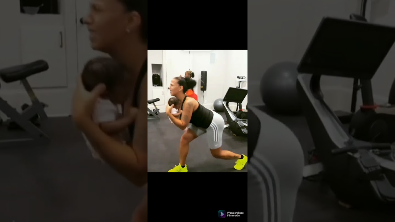 Determination!! Focused #crystal smith#Neyo's wife#