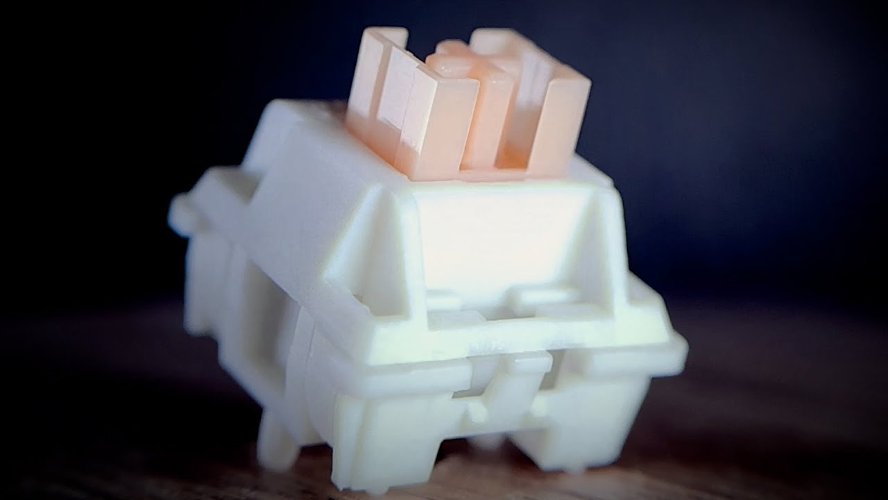 Outemu Cream Yellow Sound Test | Perfect Silent Tactile switch!