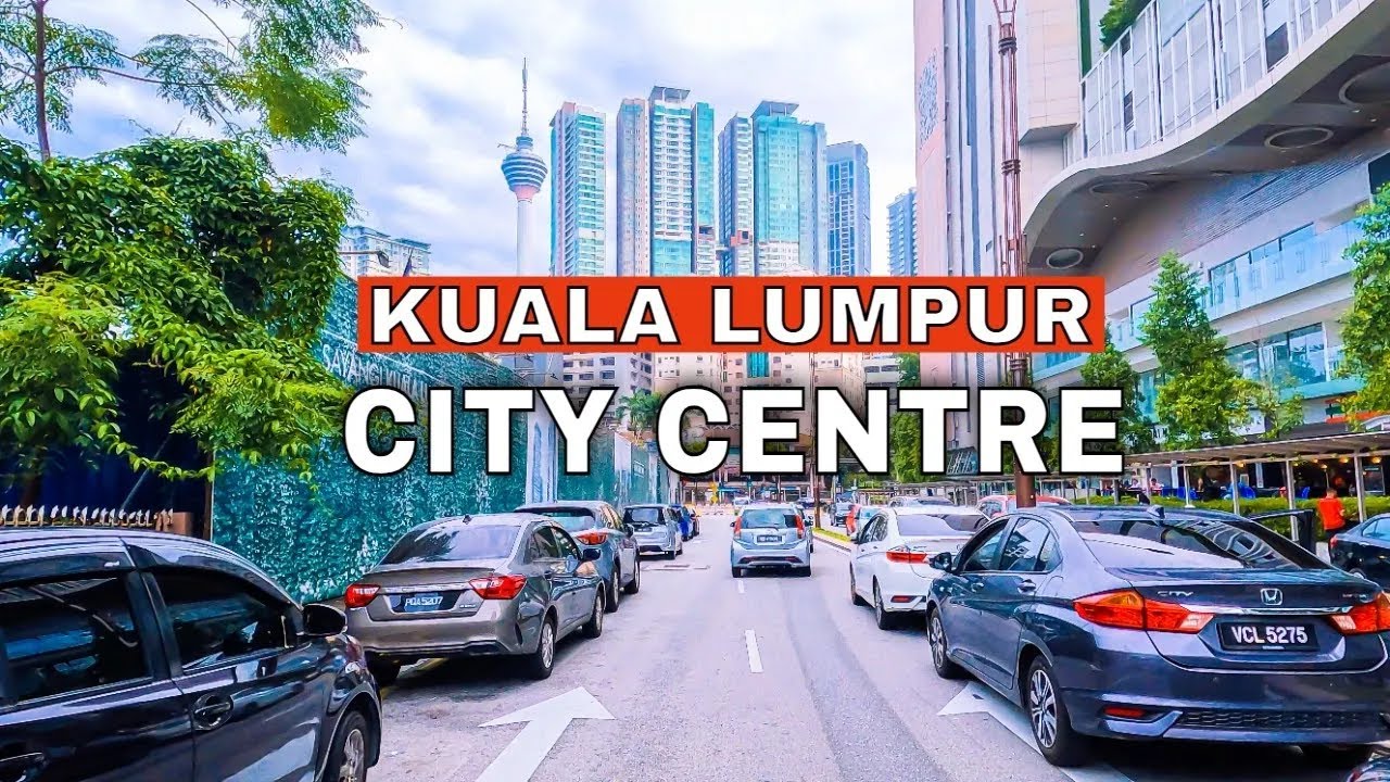 Driving In Malaysia | Kuala Lumpur City Centre Tour