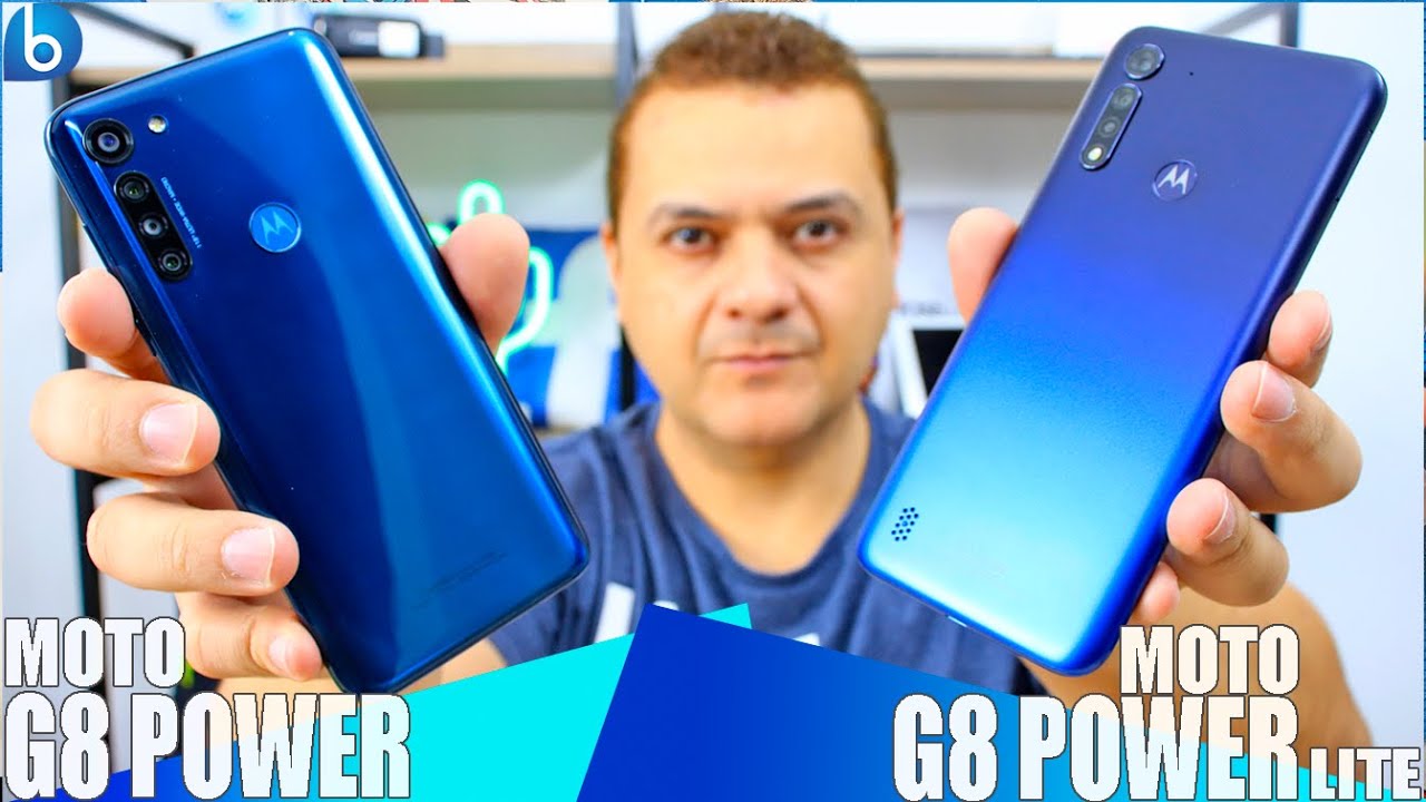 MOTO G8 POWER vs. MOTO G8 POWER Lite | Conheça as DIFERENÇAS! Comparativo