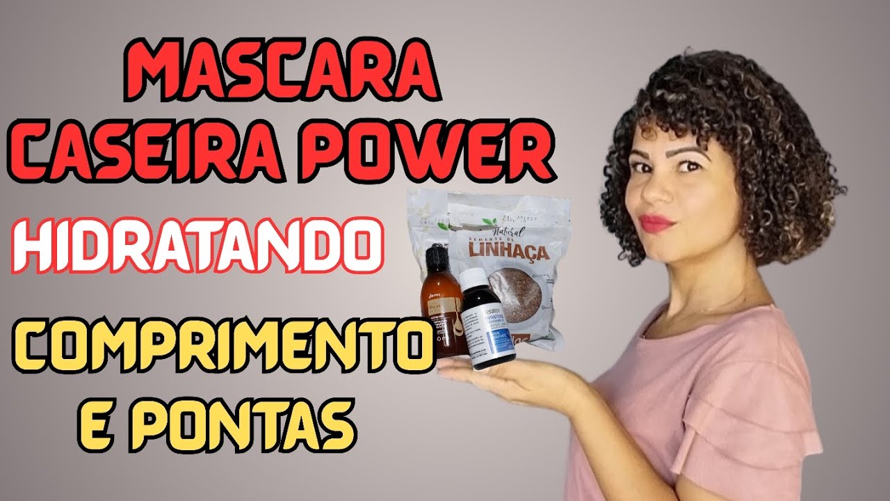 Hidratando cabelos secos e opacos do comprimento as pontas 