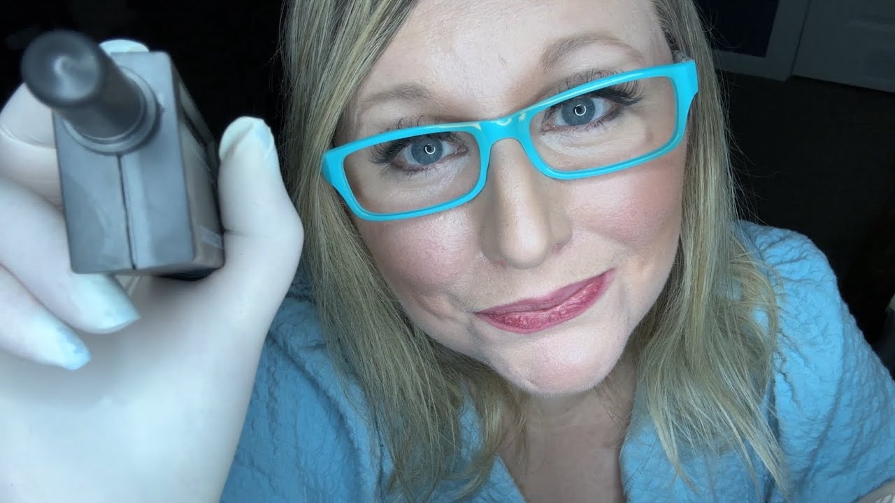 ASMR Facial Exam For Testing | Pen Light | Gloves | Close Personal Attention