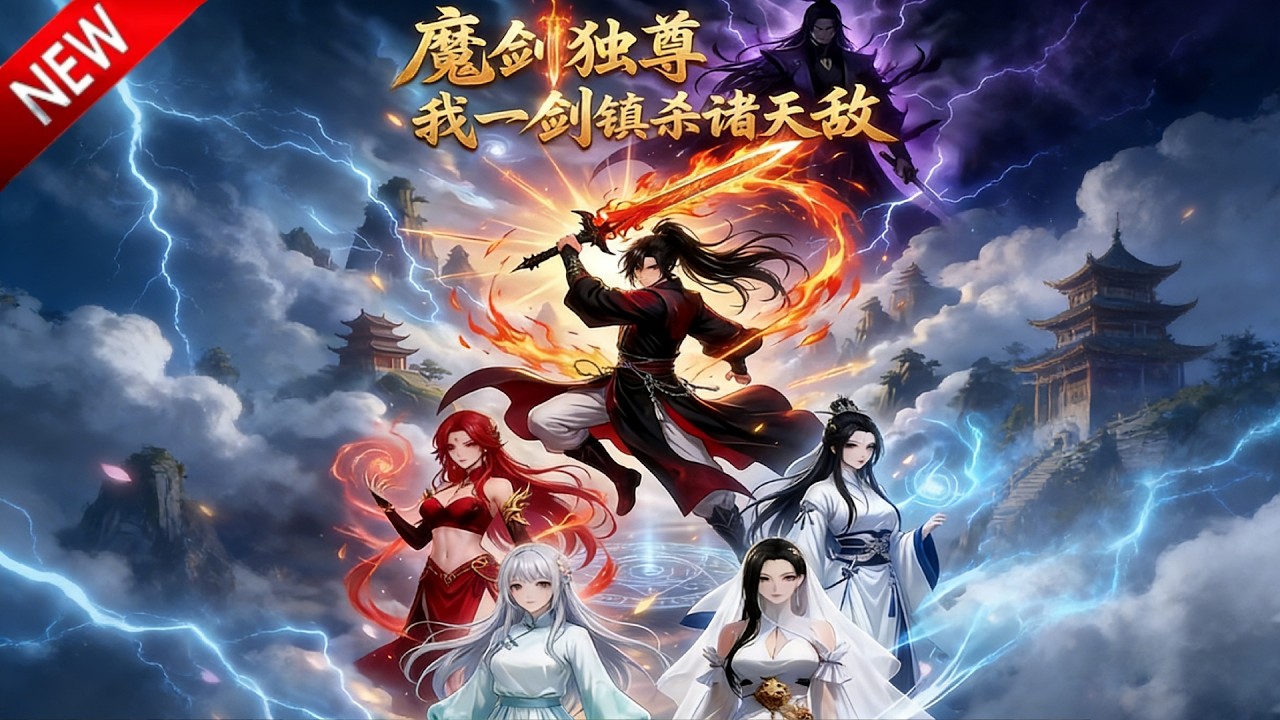 💥【新番上线】天才剑修沈枫绝境觉醒魔剑焚寂，绑定上古剑灵，修魔功逆天复仇！《魔剑独尊：我一剑镇杀诸天敌》全集 Multi SUB #热血 #漫剧 #动漫魔女