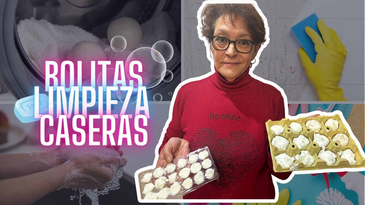 CÓMO HACER PASTILLAS/ BOMBAS DE LIMPIEZA CASERAS PASO A PASO 🥰 QUITAMANCHAS Y QUITAGRASAS 🧼