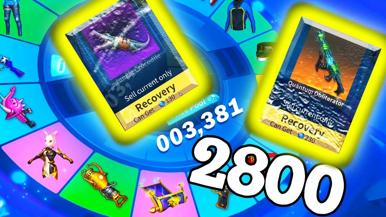 How I WASTED 2800 Diamonds | SCAM WHEEL (Creative Destruction)