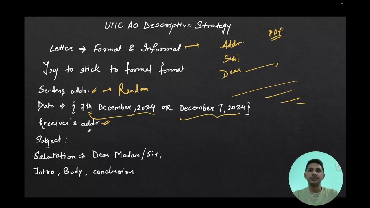 UIIC AO 2024-25 Descriptive Writing Strategy: Most Important Essay & Letter Topics With PDF