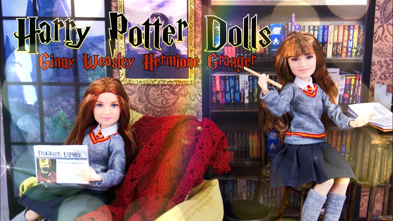 Harry Potter Dolls | Hermione Granger & Ginny Weasley PLUS DIY Room