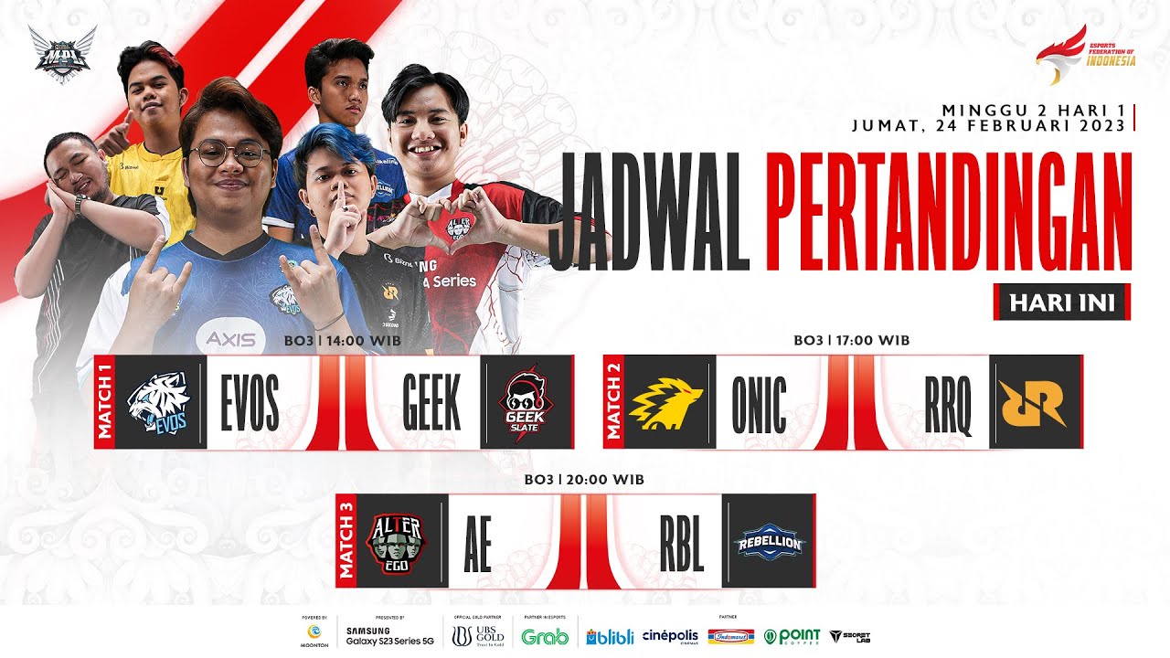 [LIVE] Regular Season MPL ID S11 | Minggu ke-2 Hari 1 🔥