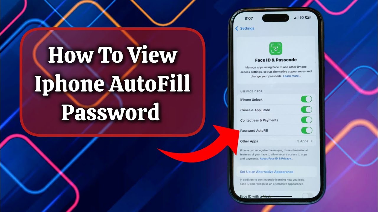 HOW TO VIEW IPHONE AUTOFILL PASSWORD #smartphone #viralvideo #tech