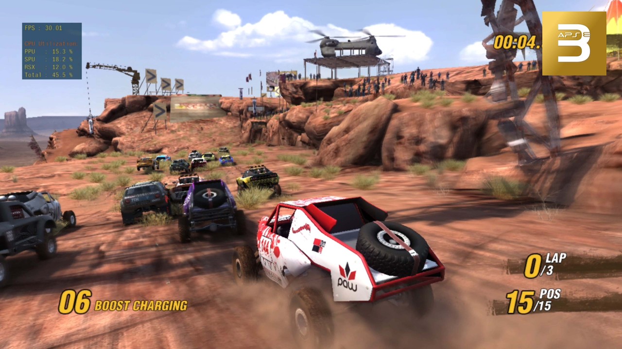 MotorStorm PS3 Emulator on Android / SD8 Elite / Turnip Gen8 V25 / Playable (aPS3e 1.35)