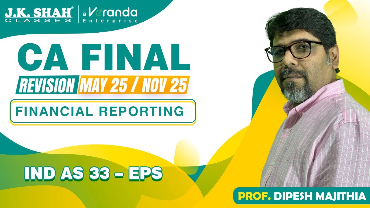 CA Final | Revision of Ind AS 33 EPS | English