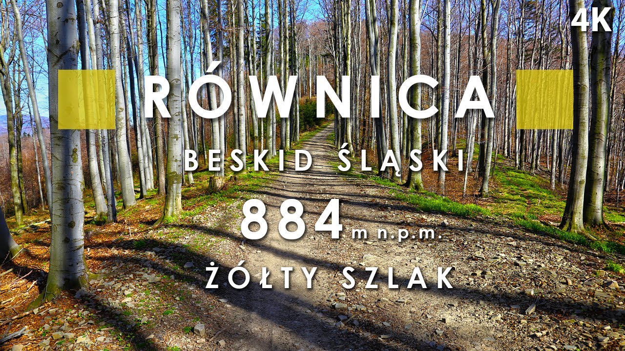 Równica - Ustroń, żółty szlak, Beskid Śląski + zejście do Gościńca Równica