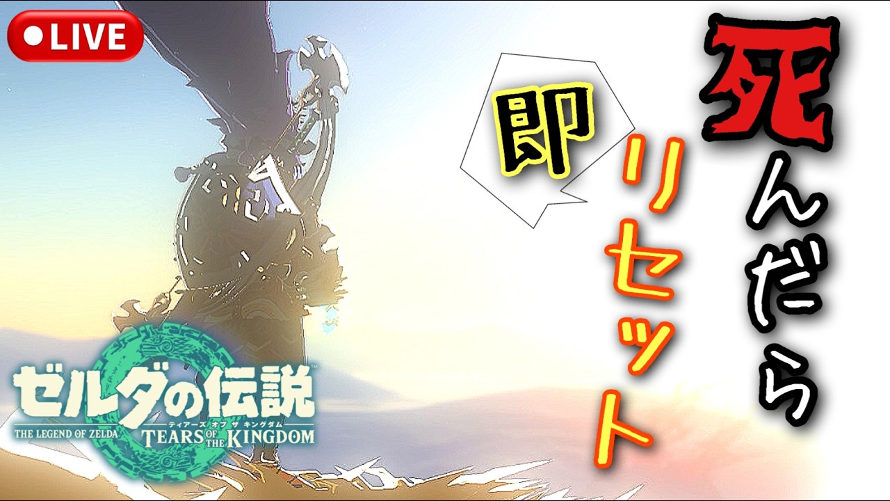 𓆲【ゼルダ配信】死んだら即リセット！！ティアキン  を2年ぶりに振り返ろう！！ #ティアーズオブザキングダム #ティアキン