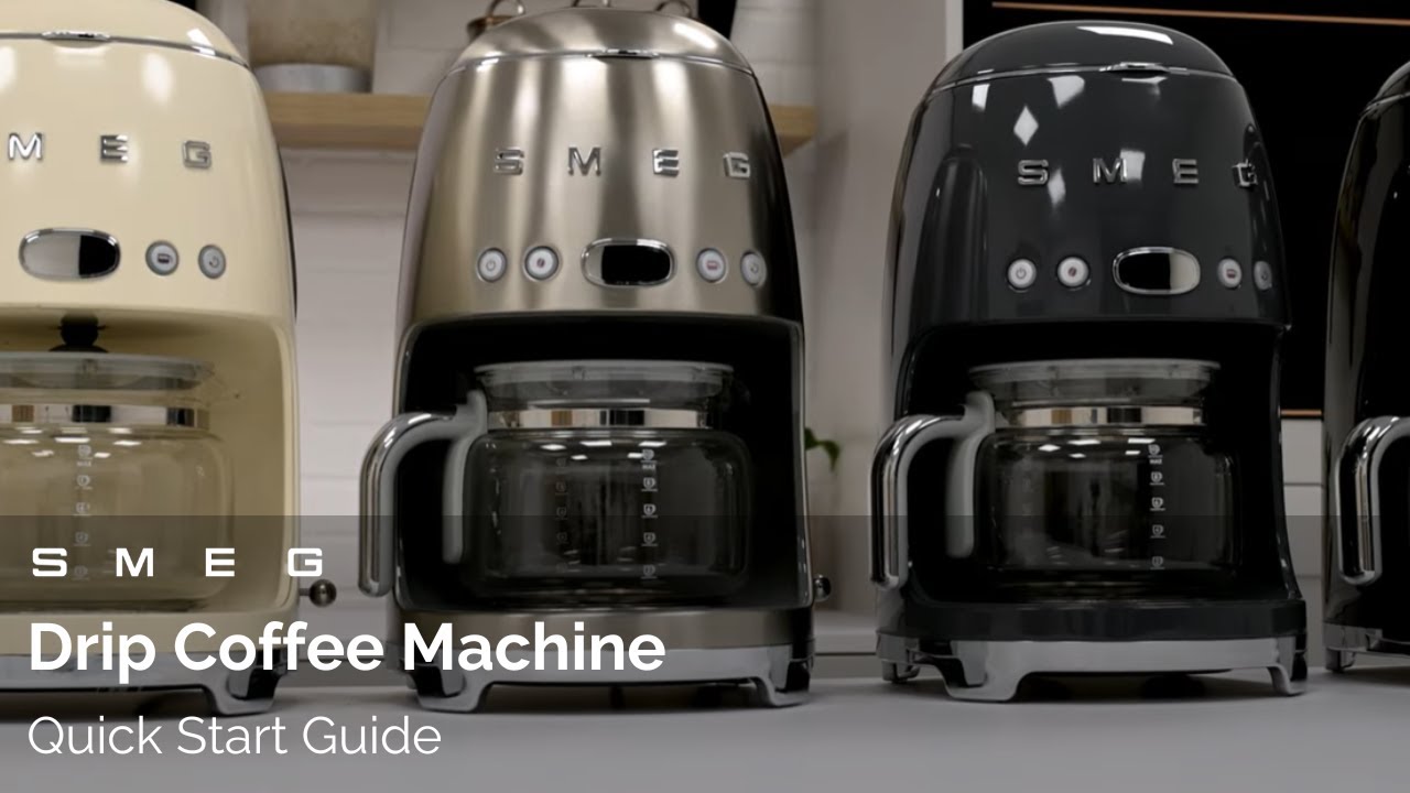 How to Set up Your Drip Filter Coffee Machine | Smeg DCF02