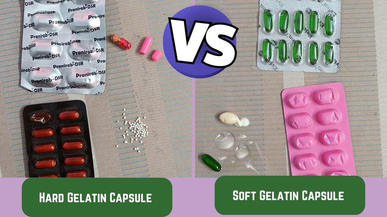 Difference between Soft and Hard Gelatin Capsule | Soft & Hard Gelatin Capsule#guidepharmaline