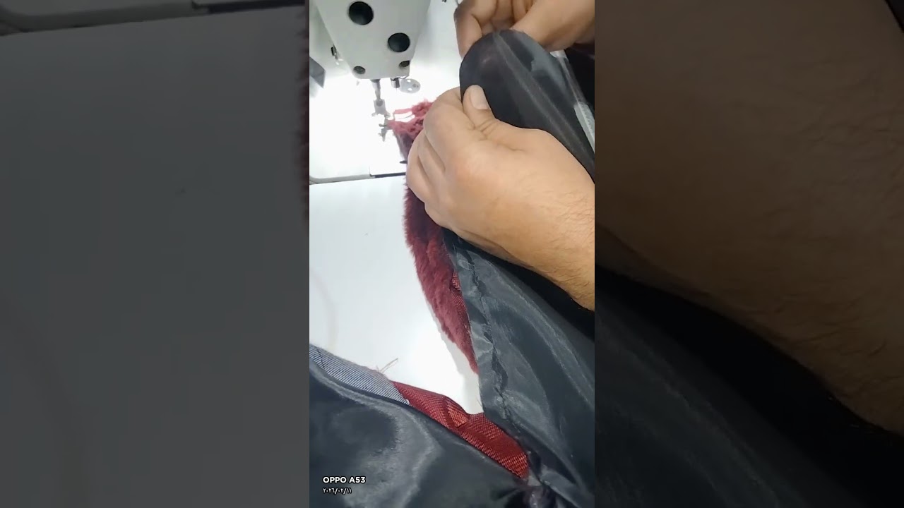 اسهل طريقة لخياطة دوبلور على الفورير