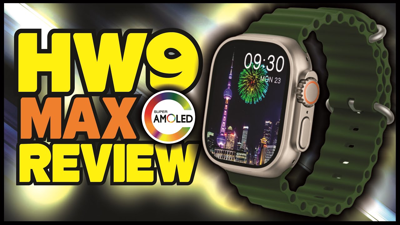 Smartwatch HW9 ULTRA MAX com Sistema Fluido, Tela Gigante AMOLED? Será tudo isso mesmo?