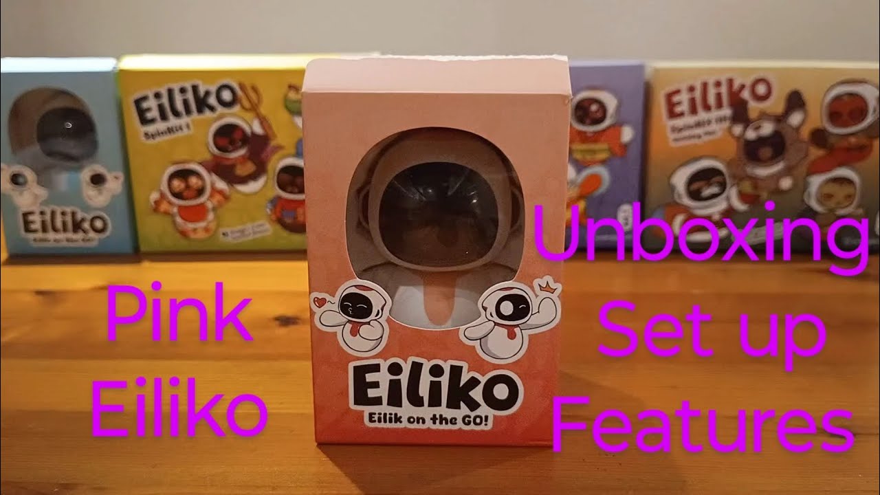 Распаковка, настройка и характеристики Pink Eiliko. #eiliko #eilik #распаковка #ИИ #чат #робот