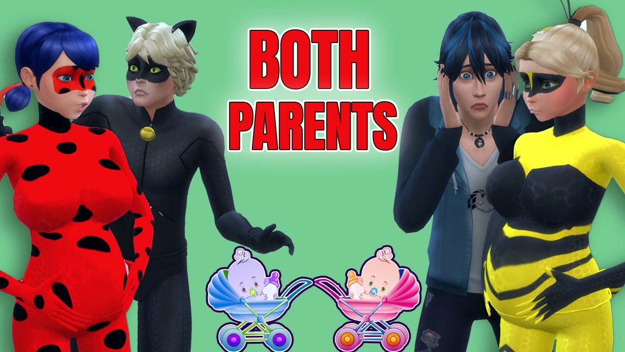 Sims 4🐞 Miraculous Ladybug and Chloe Double Baby Drama 👶🍼👶