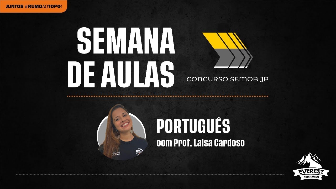 SEMANA SEMOB: LÍNGUA PORTUGUESA- Prof. LaÍsa Cardoso | Banca IDECAN