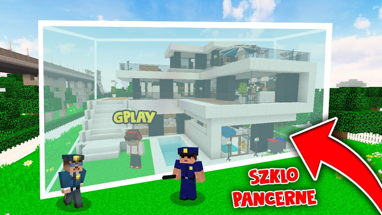 DOM GPLAYA ZAMKNIĘTY W WIELKIE SZKLANEJ KOSTCE W MINECRAFT?! GPLAY & LAKI