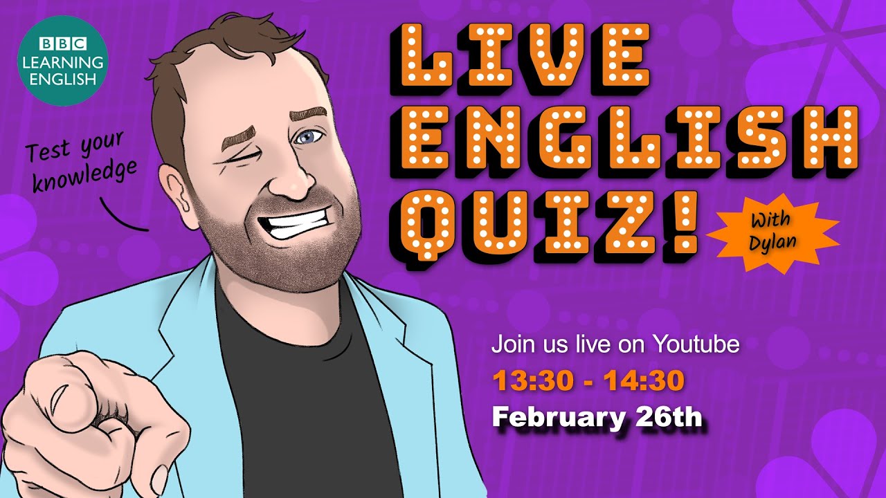 Live English Quiz #2: Test your English knowledge!