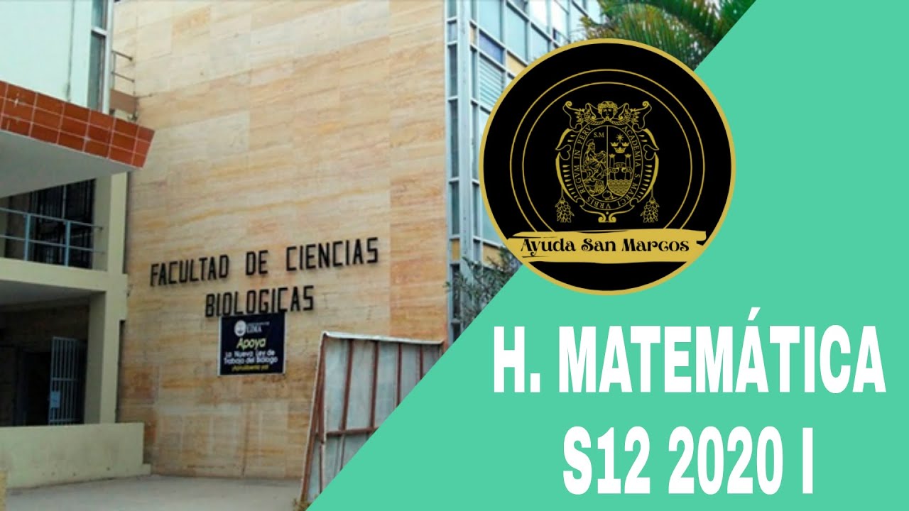 H. Matemática S12 - Secciones y Cortes - Pre San Marcos 2021 I ¨X¨ 📚🖥️