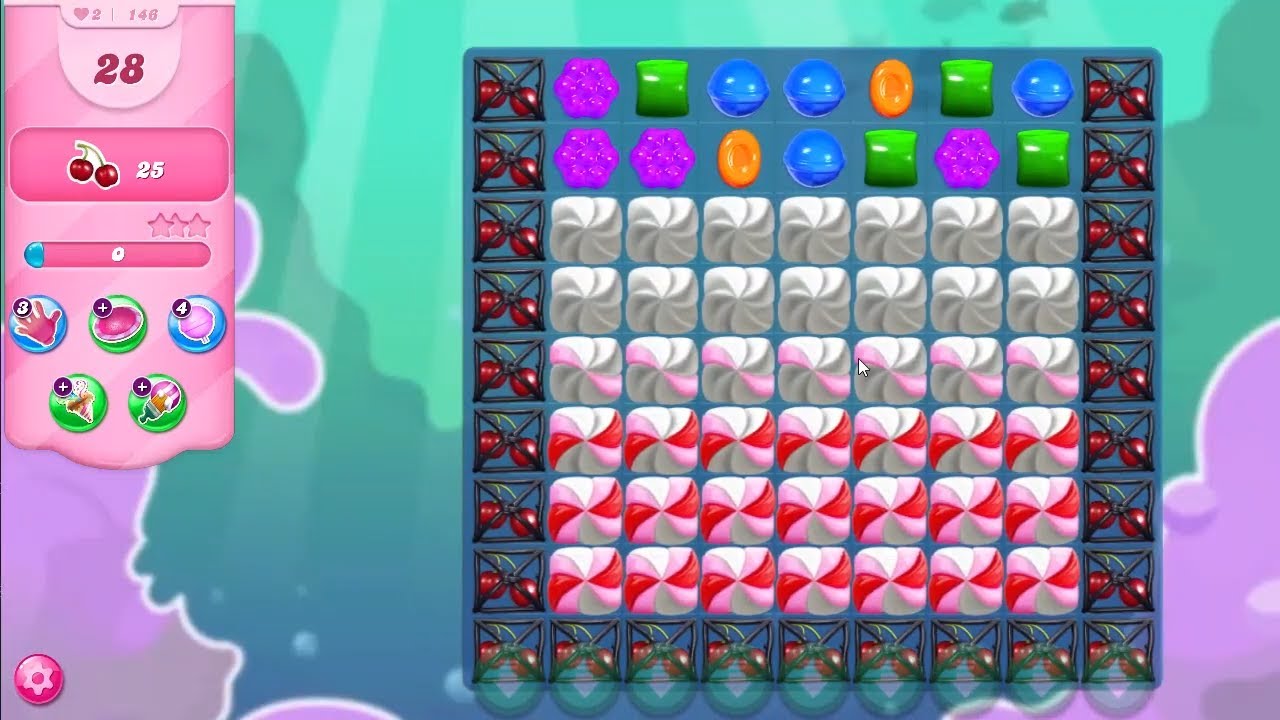 Candy Crush Saga LEVEL 146 NO BOOSTERS