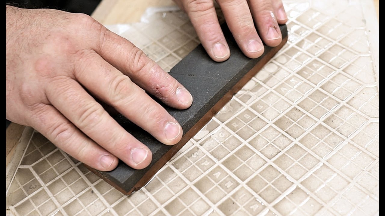 Can A Ceramic Tile Flatten A Sharpening Stone?