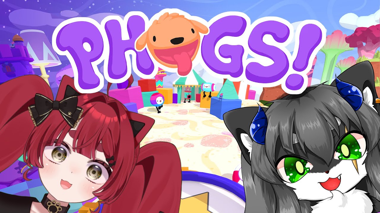 【#PHOGS!】 頭は2つ、体は1つ!?犬同士でユニークアクション！【犬亥ぽち/RafiNico】