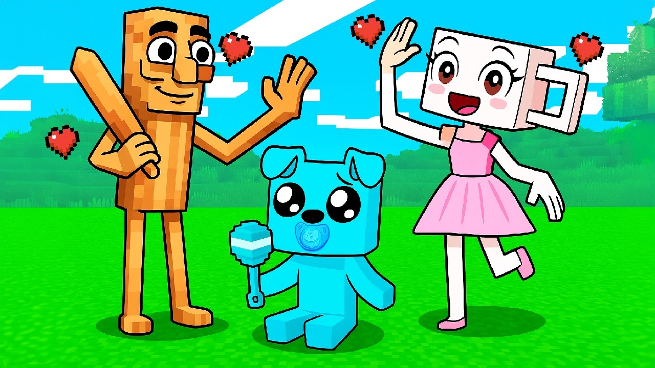 ADOPTOWANY PRZEZ BRAINROT w Minecraft 😱😱