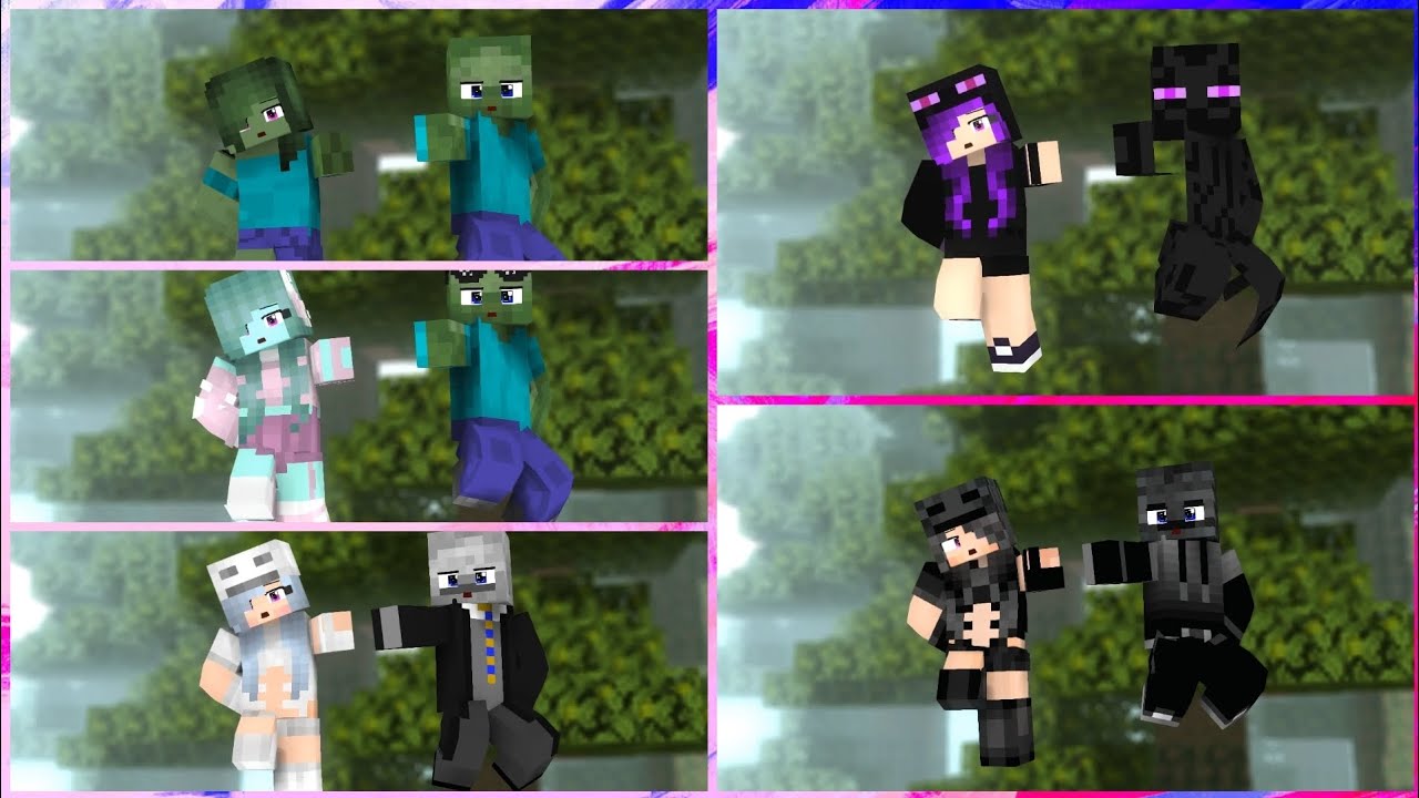 Monster School : Vicetone Waiting Meme (Boys Monster X Girls Monster) | Minecraft Animation