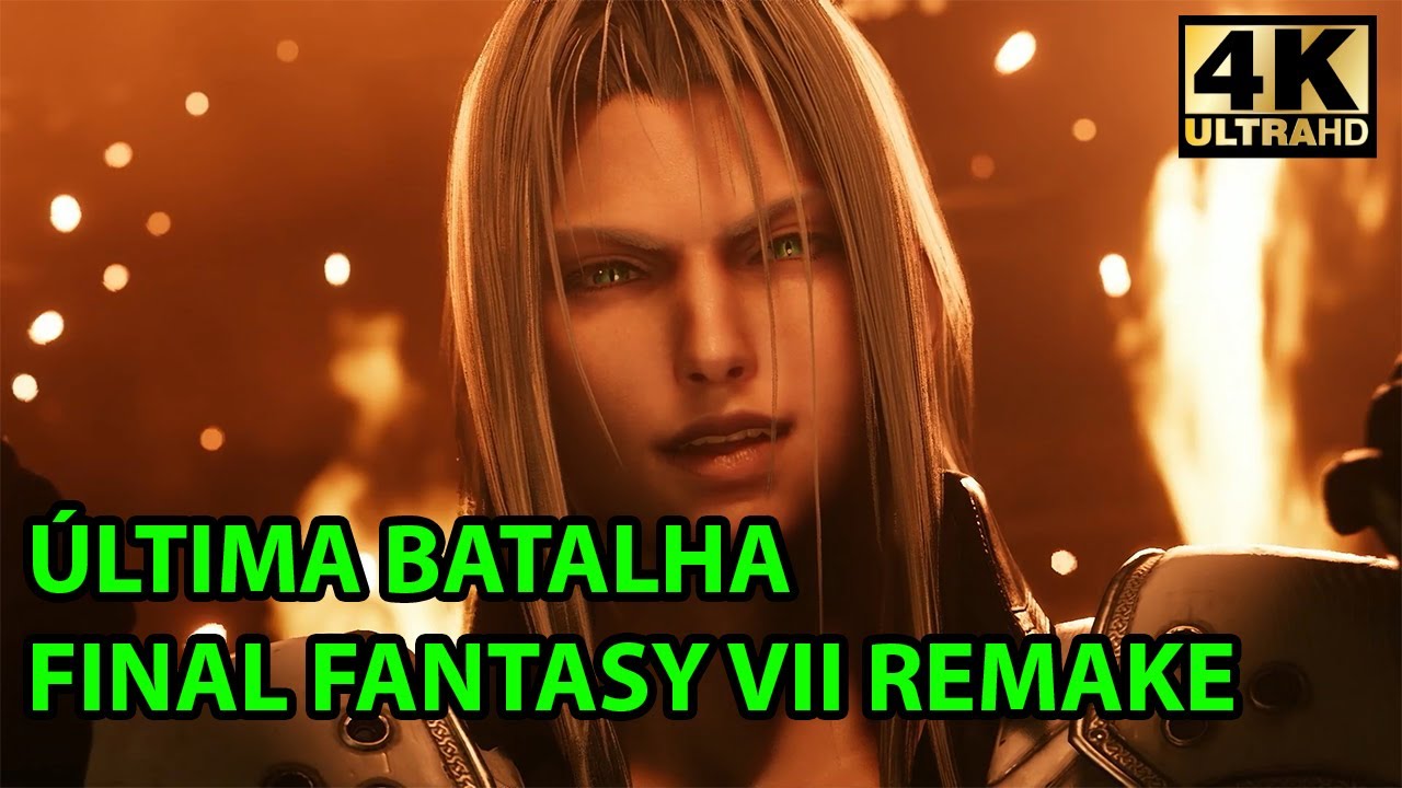 Final Fantasy VII Remake - Vencendo Sephiroth (Última batalha do game)
