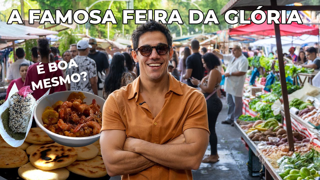 COMILANÇA NA FEIRA DA GLORIA - as melhores comidas da maior feira do RIO DE JANEIRO