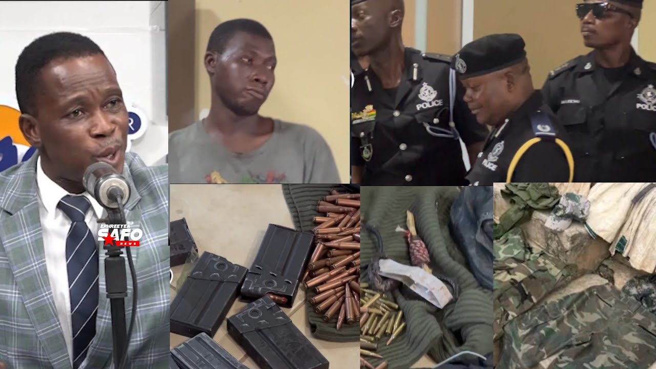 Полиция Ганы арестовала подозреваемого в совершении вооружённого грабителя с оружием в регионе Аш...