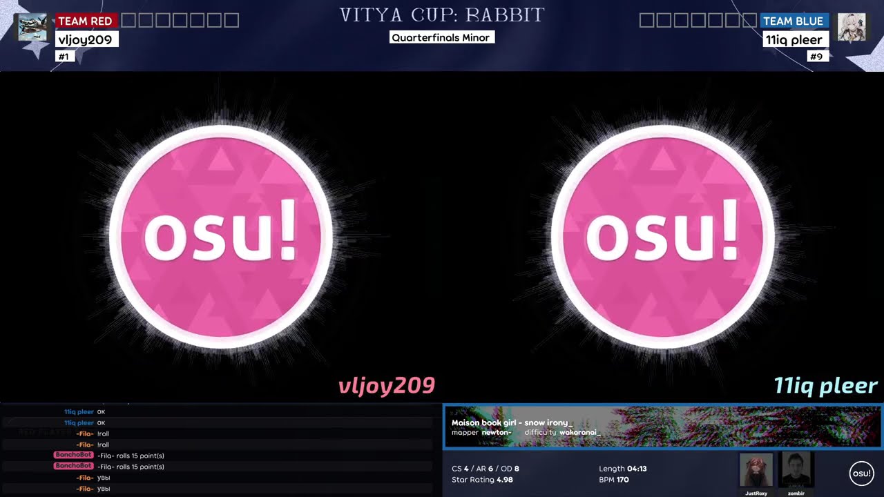 VITYA Cup: RABBIT | Quarterfinals Minor, vljoy209 vs 11iq pleer