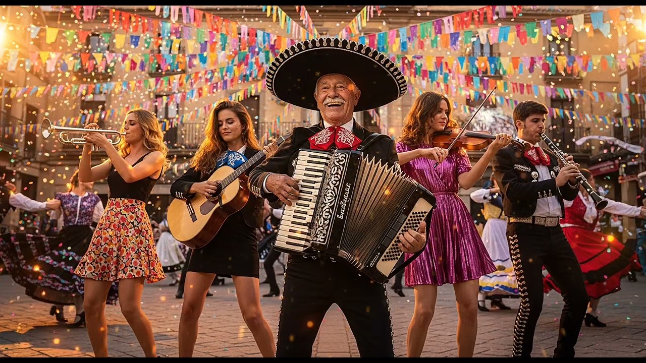 Joyful Mariachi Waltz | 1950s Vintage Polka Vibes 🇲🇽🎶✨