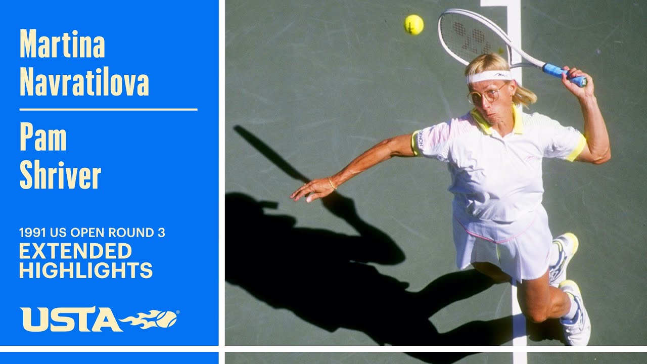 Martina Navratilova vs Pam Shriver Extended Highlights | 1991 US Open Round 3