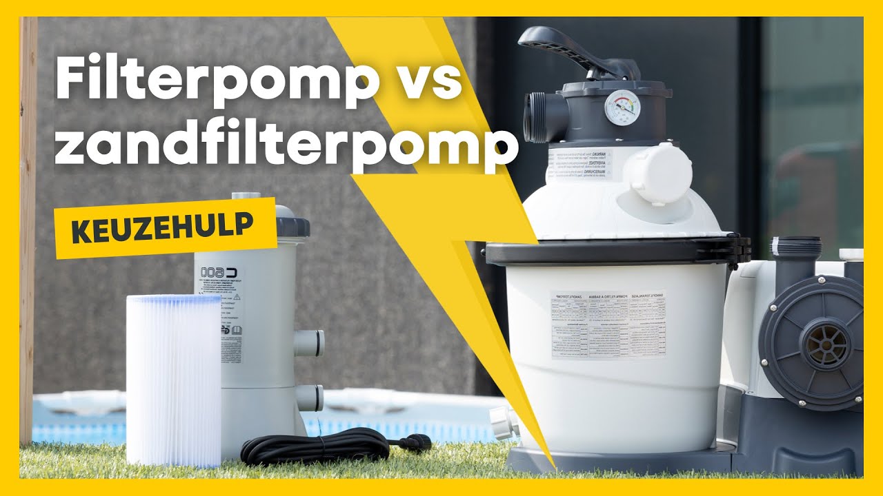 Filterpomp vs. zandfilterpomp