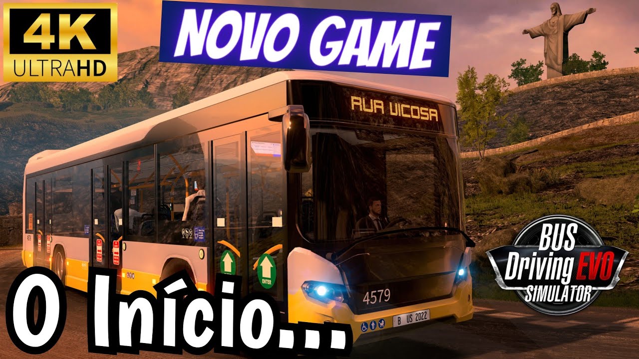 Bus Driving Simulator : EVO O In&iacute;cio de Gameplay 4K #g29 #ps4