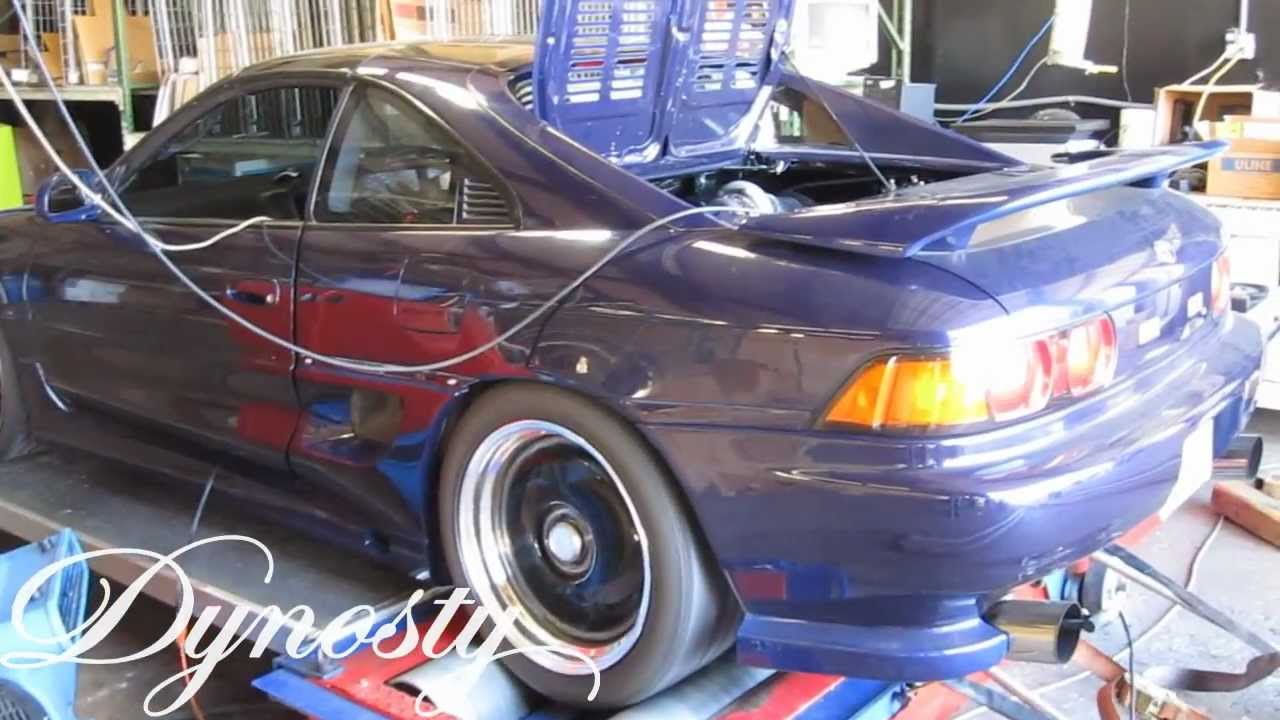 95 Toyota MR2 Dyno with GT2871R Turbo 405WHP