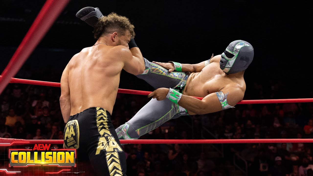 High-flying 4-Way! Hologram vs Nick Wayne vs Action Andretti vs Komander! | 10/5/24, AEW Collision