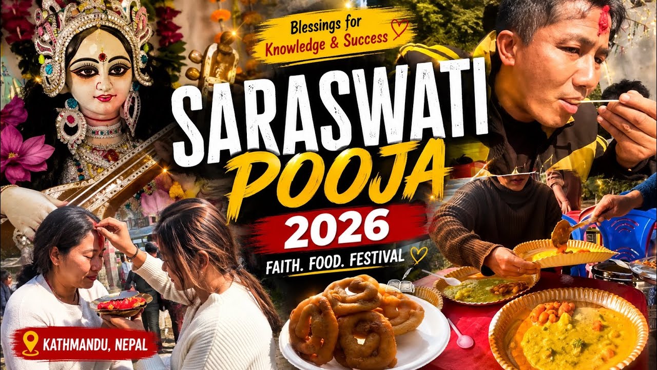 SHOWERING SARASWATI POOJA 2026