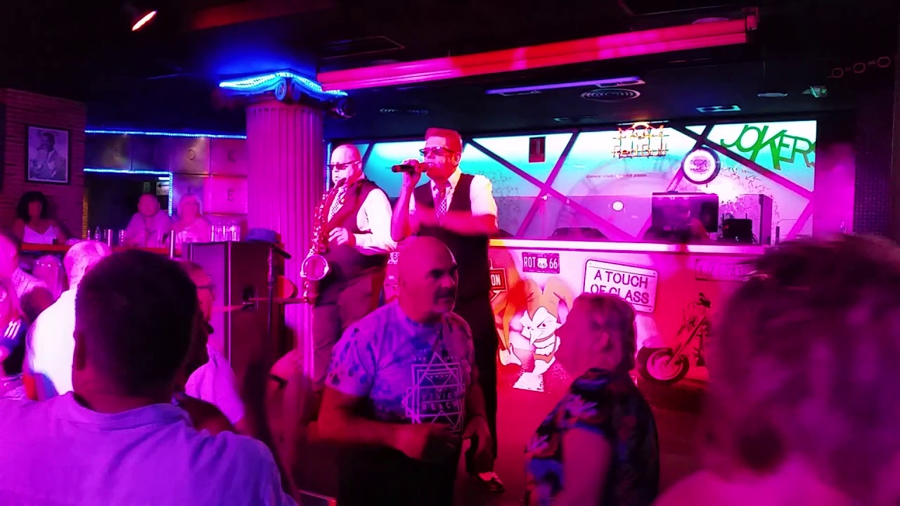Two Men Two Tone Jokers Benidorm. 9th September 2019.