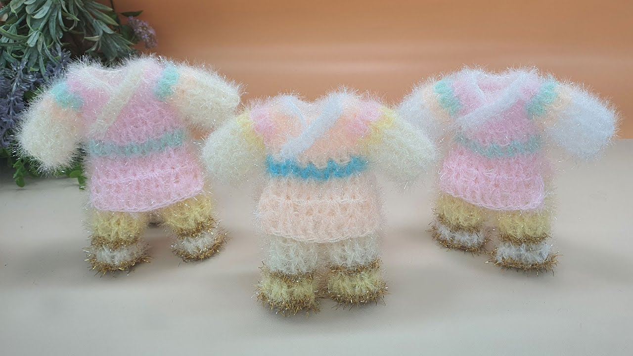 [수세미코바늘] 남자 한복 수세미 뜨기 crochet coaster