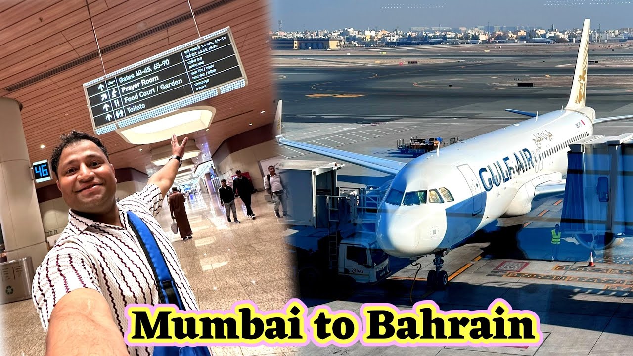 Mumbai to Bahrain Pahunch Gaya Mast || Mast Experience tha Hamara || #travelingvlog ￼