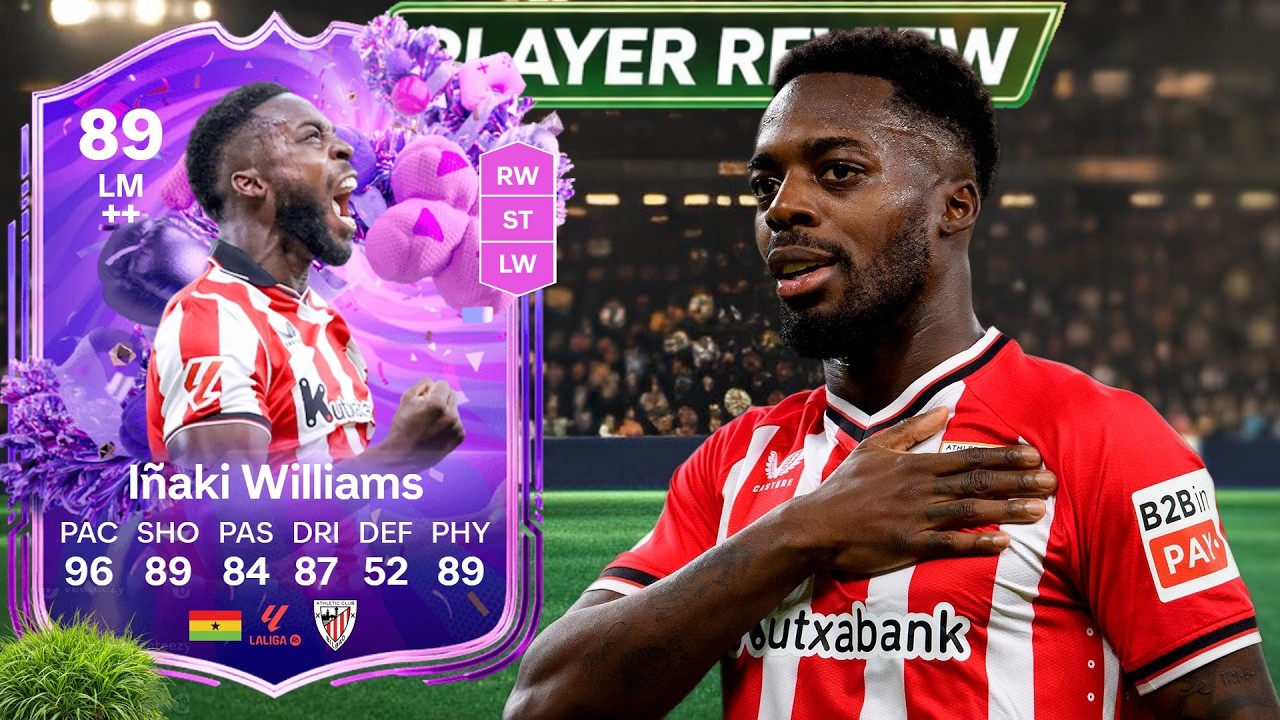 89 Инаки Уильямс, игрок, отмечающий день рождения в FUT, обзор FC 26
